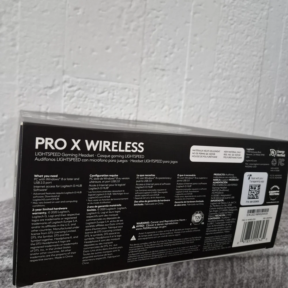 Logitech PRO X Wireless Lightspeed Gaming Headset